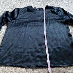 Blouse, Black Long Sleeve Vintage Richard & Jones